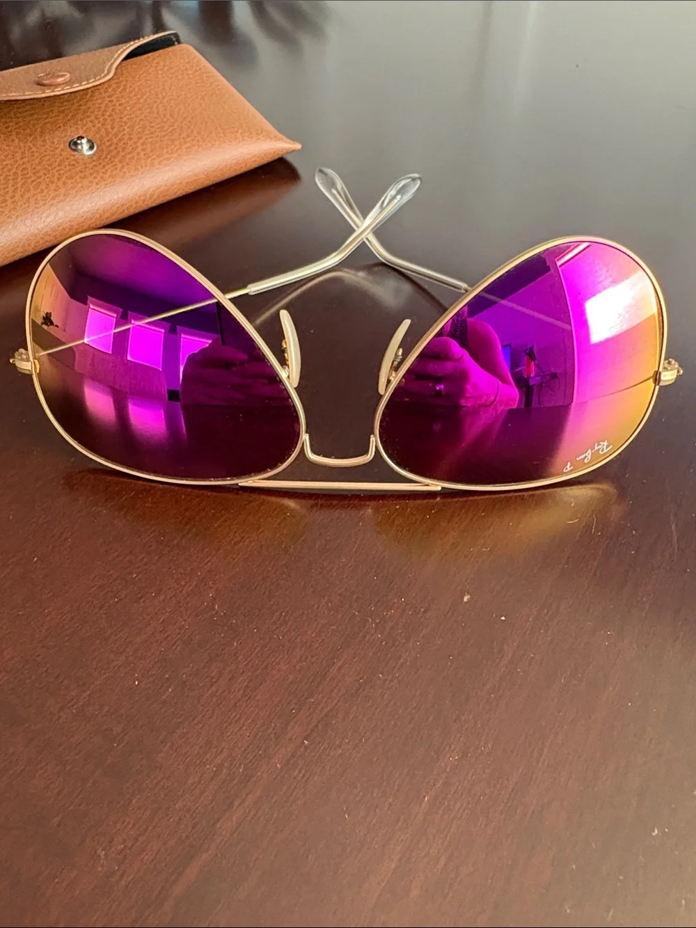Ray-Ban 3025 large metal aviator sunglasses